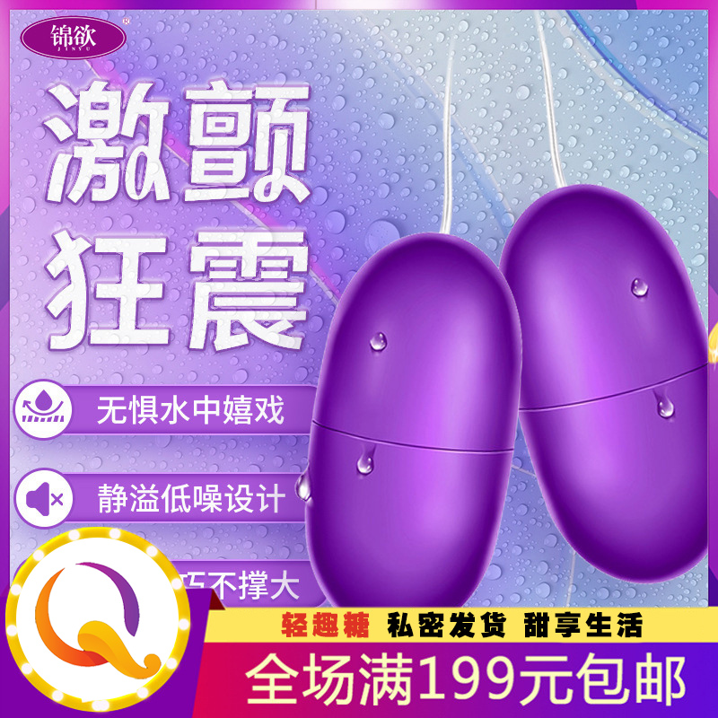 花芯双震蛋 usb直插 单频双跳蛋 女用自慰器